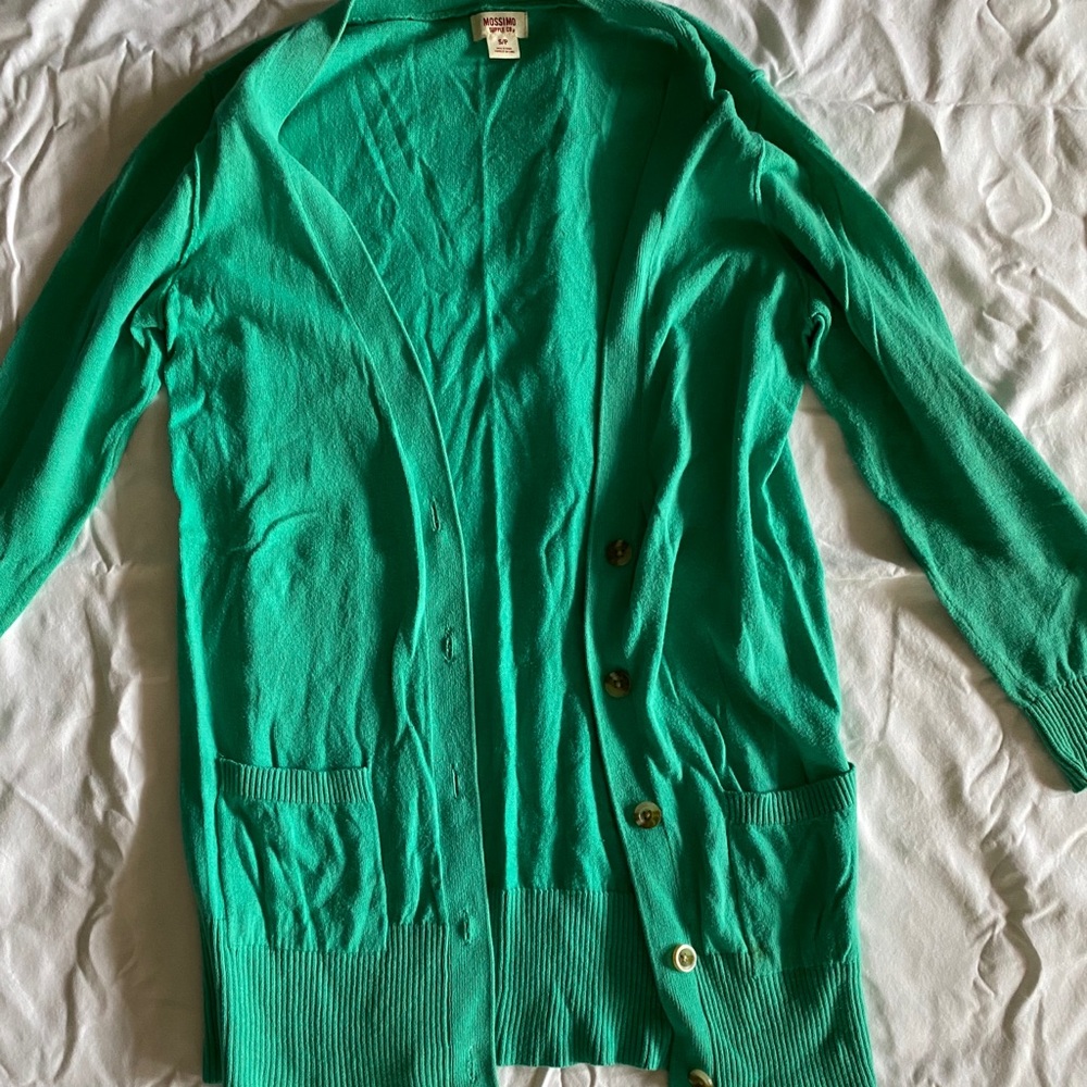 Green Cardigan